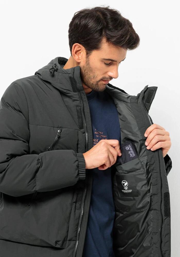 Куртка Jack Wolfskin Dellbrueck Long Jacket granite black