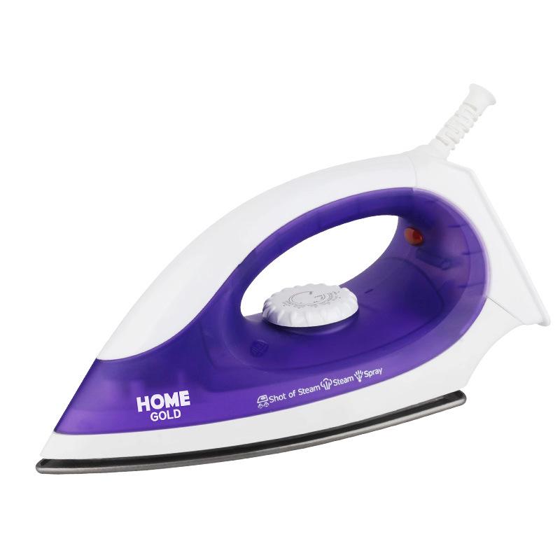 Compact Handheld Steam Iron with Ceramic Soleplate and Large Water Tank