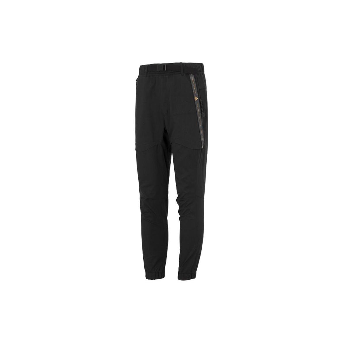 Men s adidas Breathable Running Sports Pants/Trousers/Joggers Black HE9895 S