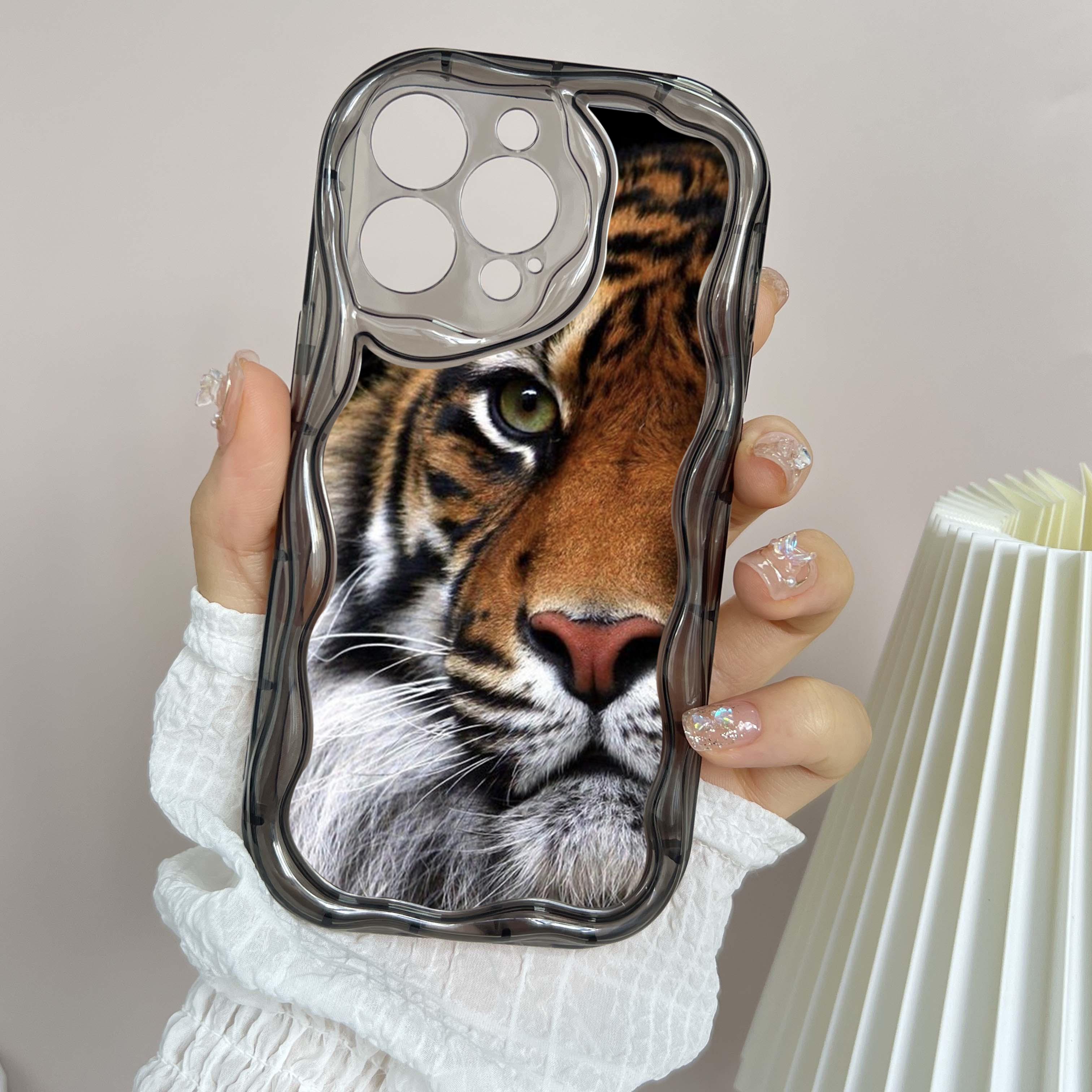 

Ae99 Tigers Lion Love Design Art защитные чехлы для телефонов Apple iPhone 16 15 14 13 Pro Max 11 12 mini XR 7 8 6s Plus XS Max SE Wave TPU задняя крышка for iPhone 15 Pro