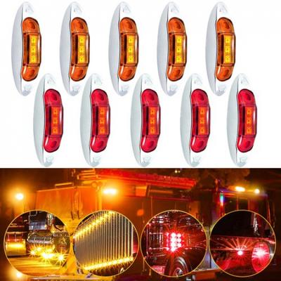 10x LED Side Marker Lights RV Truck Trailer Light Clearance Lamp 12V Waterproof