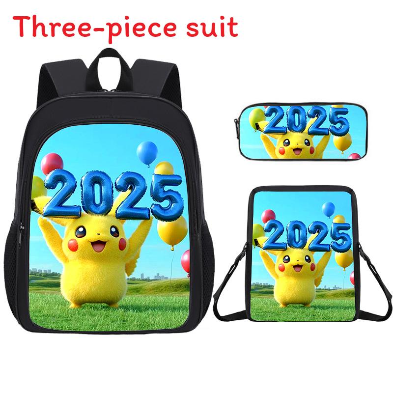 

Школьный рюкзак детский с принтами Пикачу для студентов StyleT