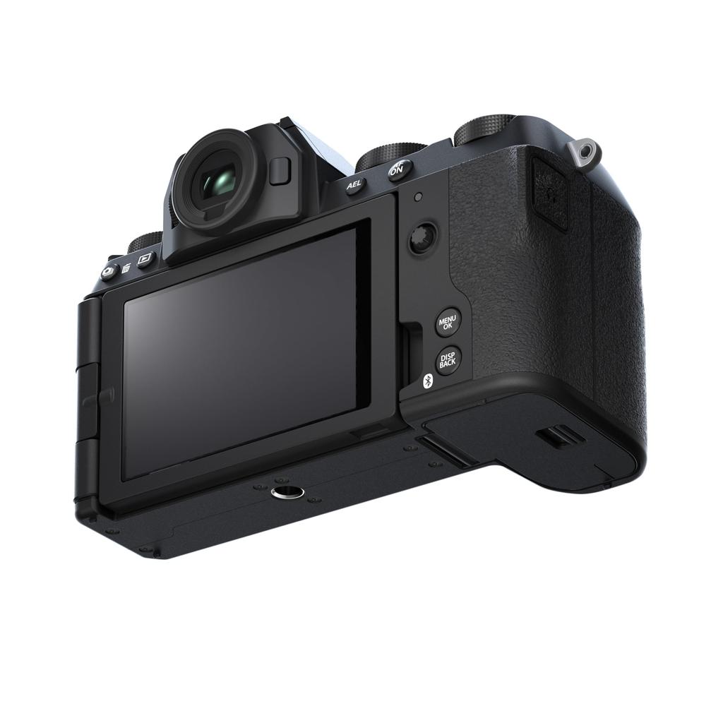 Fujifilm Mirrorless Digital Camera with Lens Kit Image Vlog 800 Shots Twice as Many as Previous Auto Subject Large Grip Black X-S20 (XC15-45), In-Body