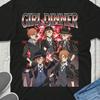 Koszule Damskie Damska Czarna Koszulka Chuya Bungou Stray Dogs Koszulka Anime Vintage Streetwear Anime Bsd