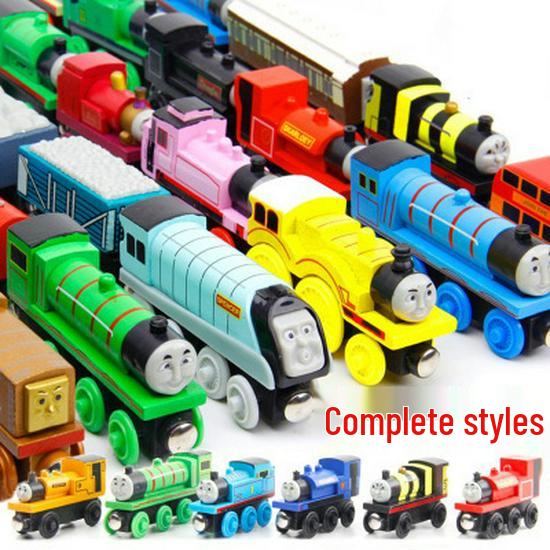 58-Piece Wooden Magnetic Train Track Set for Children Ages 1-5