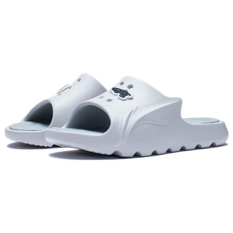 Li Ning Rubberen Zool Slippers Heren Grijs ABTS003-1