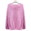 Women's Fashion Casual Round Neck Long Sleeve Knitted Cashmere Sweater Pullover Top