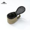 CAMPINGMOON Outdoor Camping Stainless Steel Black Titanium-Plated Beer Mug Portable Drinking Cup Stackable Storage Snow Cup