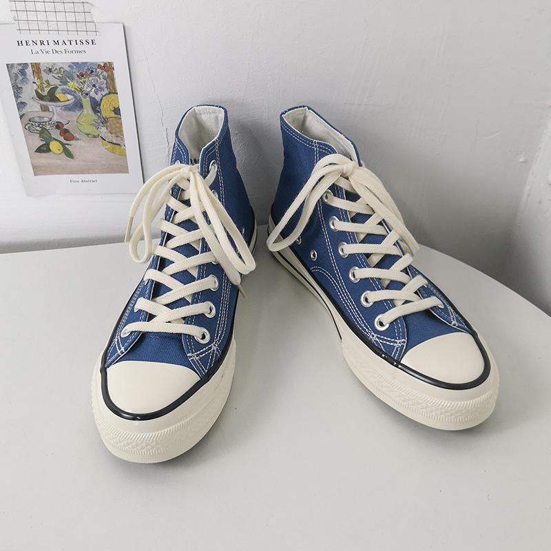 Canvas Shoes Female High-top Student Shoes Board Shoes 19