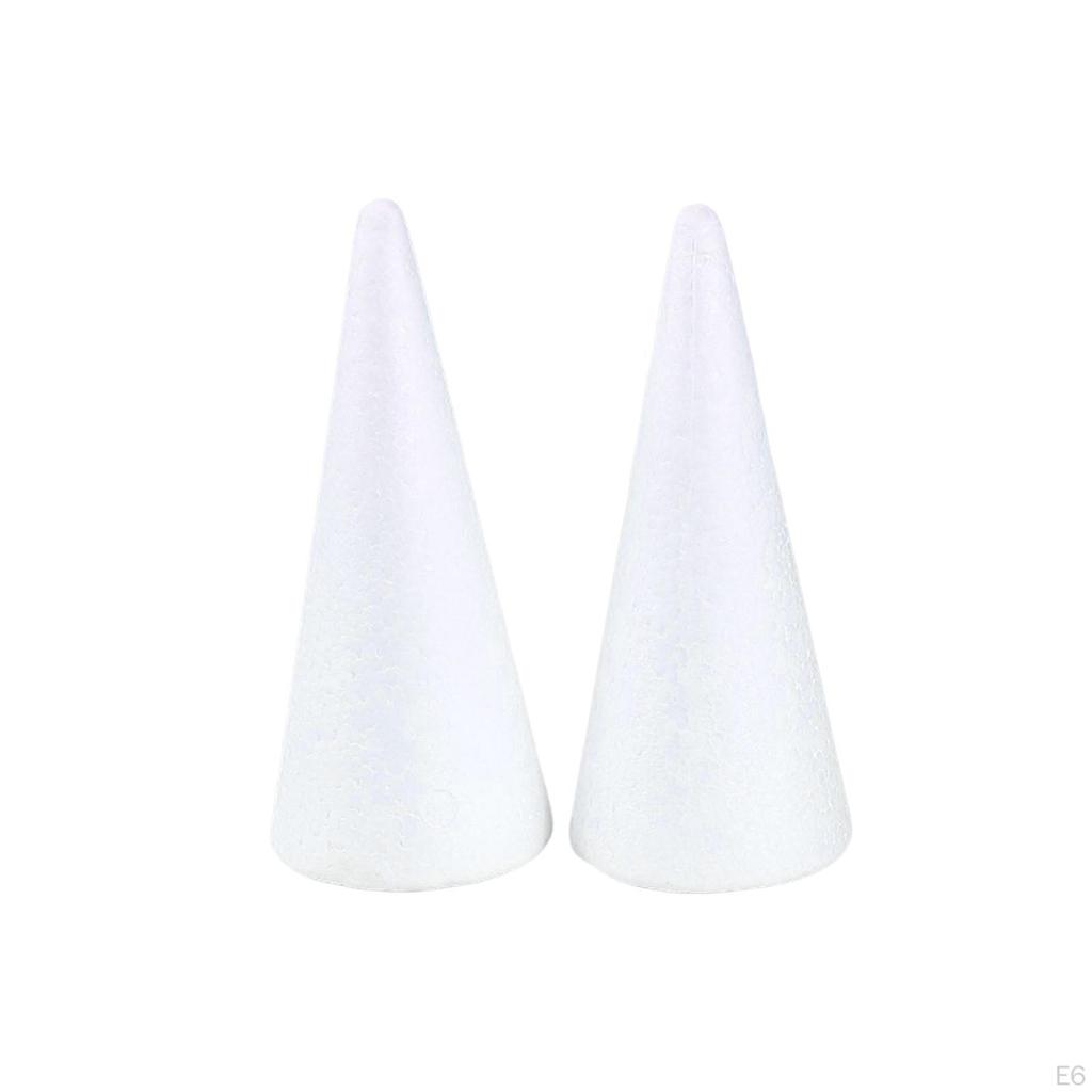 Foam Cone Craft DIY Christmas Tree Table Centerpiece Educational