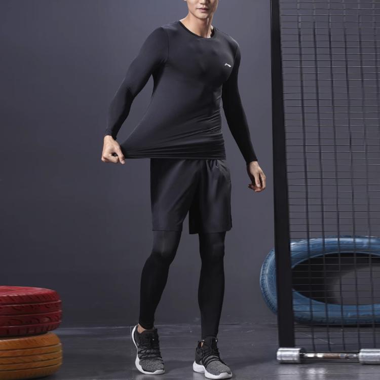 Li Ning Workout Clothing Men's Black YUDT069-1
