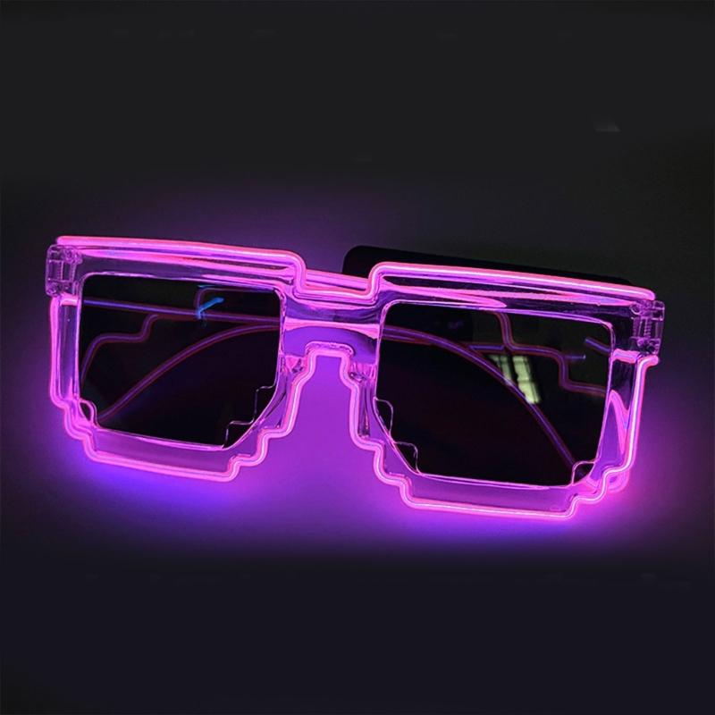 LED Light Up Sunglasses With Fashion Frame and Lens For Night Parties And Festival Event Gathering Dressingup Eyewears