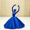 3D Printed Spinning Ballerina Fidget Toy Ballet Dancer Spinner Kinetic Desk Toy Expanded Sensory Stress Relief Toy for Home Office
