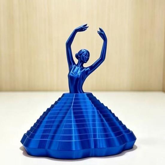 3D Printed Spinning Ballerina Fidget Toy Ballet Dancer Spinner Kinetic Desk Toy Expanded Sensory Stress Relief Toy for Home Office