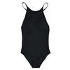 Small breasts sexy big halter strap one-piece swimsuit female slim black high-end Japanese student Korean swimsuit