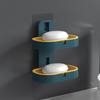 Punch-Free Wall-Mounted Double Layer Soap Holder