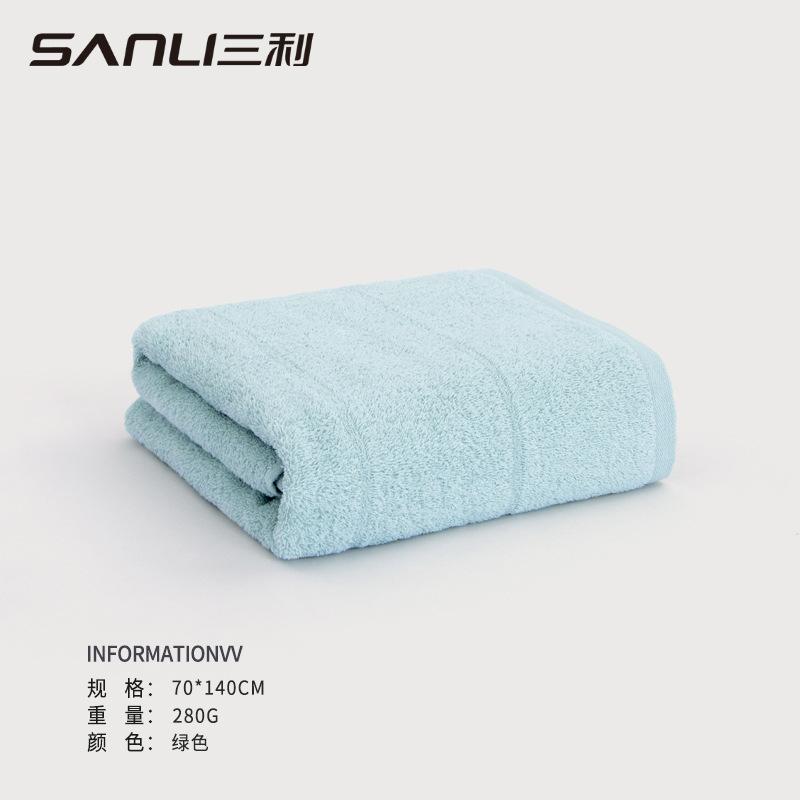 Towel pure cotton thickened plain beach towel adult bath towel universal cotton
