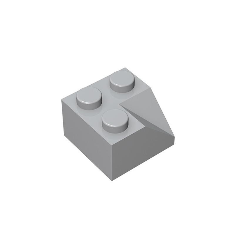 50pcs 3046 Degree Slope Concave Corner Roof Bricks Collections Bulk Modular GBC Toys For Technical MOC Buildings Blocks