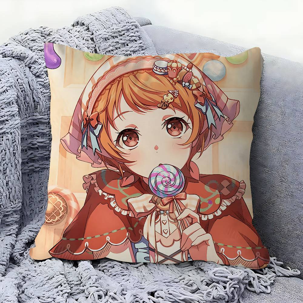 Anime H-Hagumi Kitazawa Personalized Pillow Cover Kids Bedroom Wild Party Decor Pillowcase Kid Birthday Shower Gift