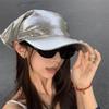 Satin Headscarf Baseball Cap Y2K Peaked Cap Simple Sunscreen Beach Hat  Travel