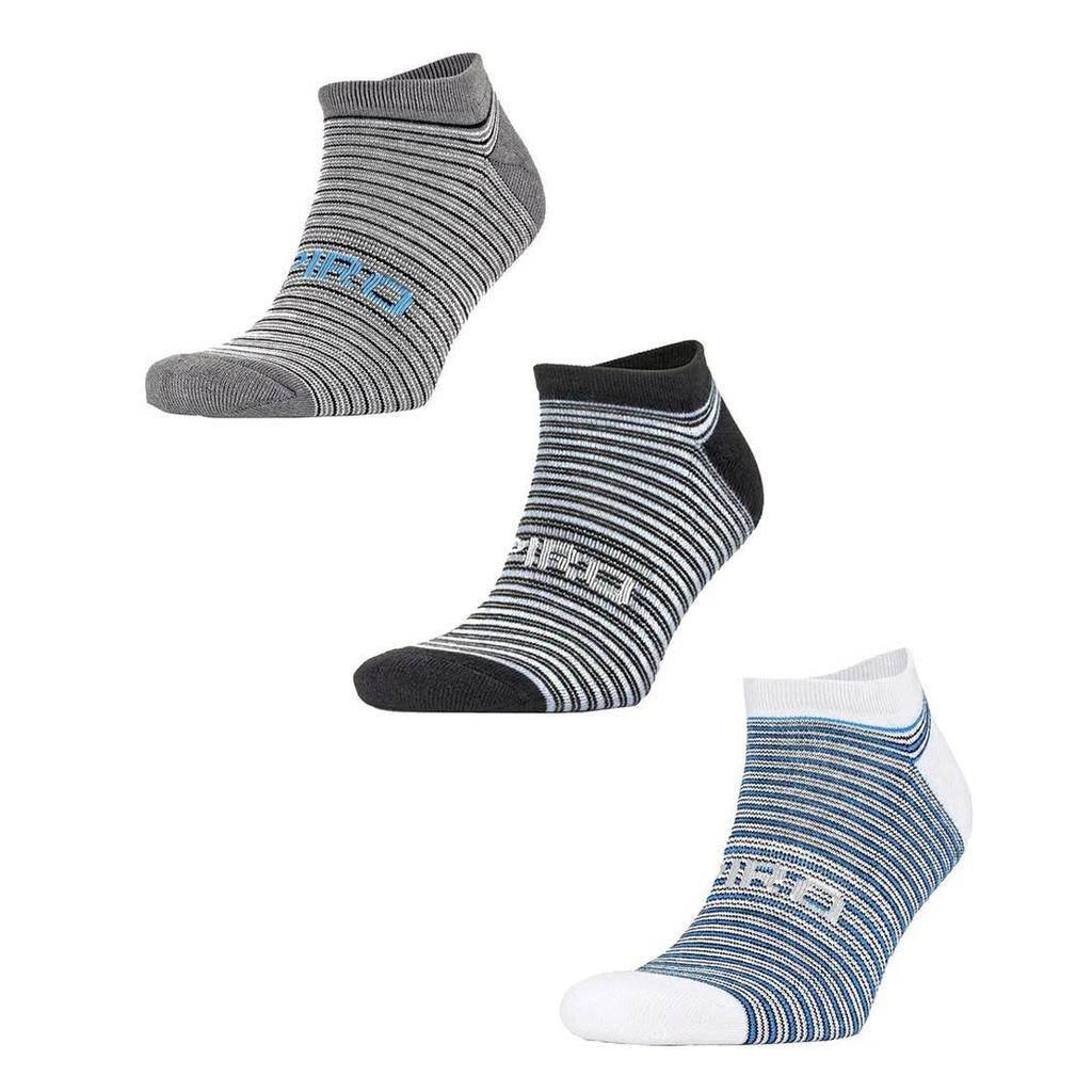 Spiro Unisex Adult Stripe Liner Socks (Pack of 3)