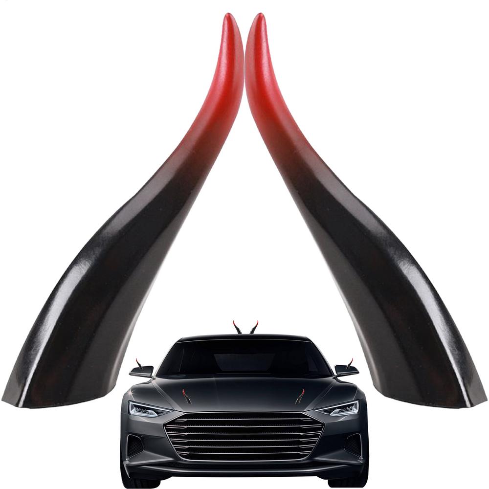 Car Roof Dragon Horn 2 Pieces Dragon Horn Car Exterior Modification Vehicle Roof Decoration For SUVs RVs Trucks Road Trips