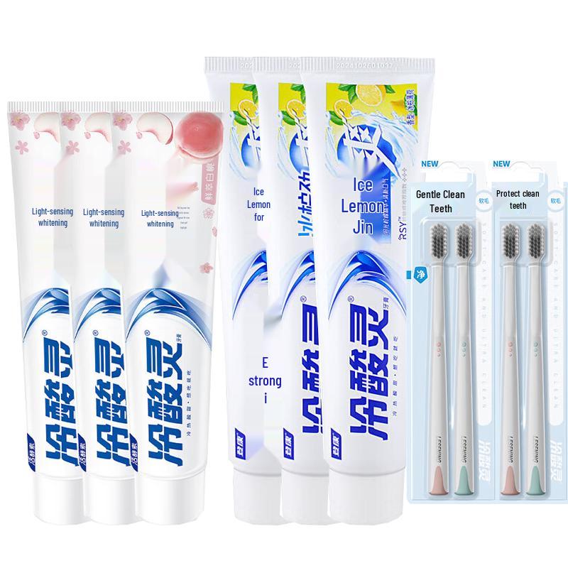 Cold & Sour Spirit Whitening Anti-Sensitive Toothpaste Bundle