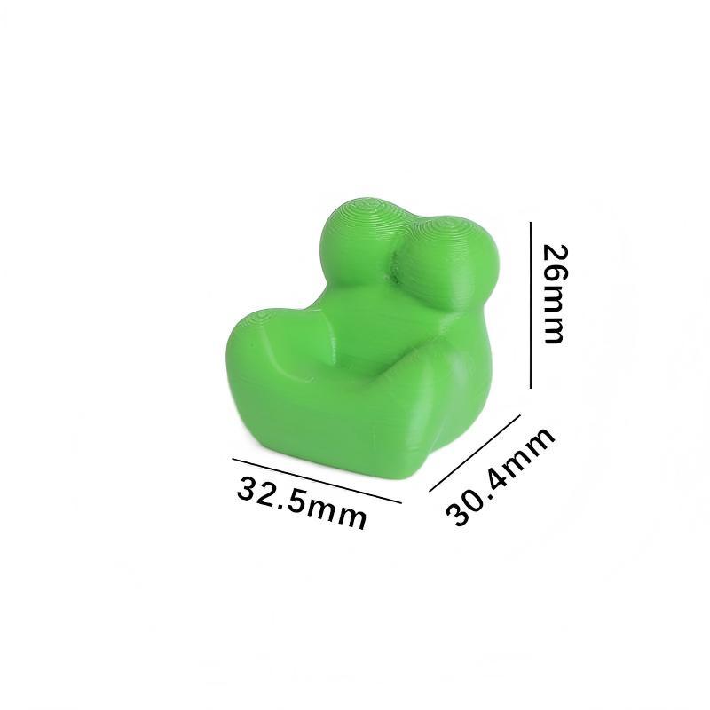 

Miniature Sofa Model 1:12 Dollhouse Living Room Sofa Furniture Decoration Dolls House Accessories Kid Pretend Play Toys Green single sofa