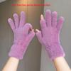 Windproof Touch Screen Gloves Solid Color Two-Finger Gloves Warm Warm Winter Gloves  Hiking Driving