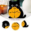 Modern Cat Wall Clock Ornament Desk Clock Non Ticking Cute Classroom Creative Modern Decor Analog Clock Acrylic Table Clock