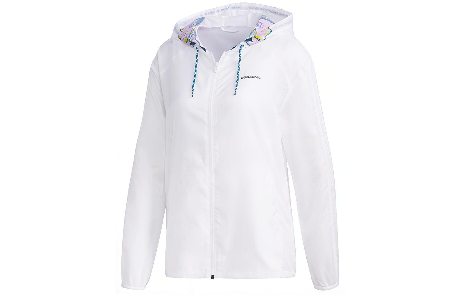 Adidas Neo Jackets Women s White Hooded Thin Other EJ7090 XL