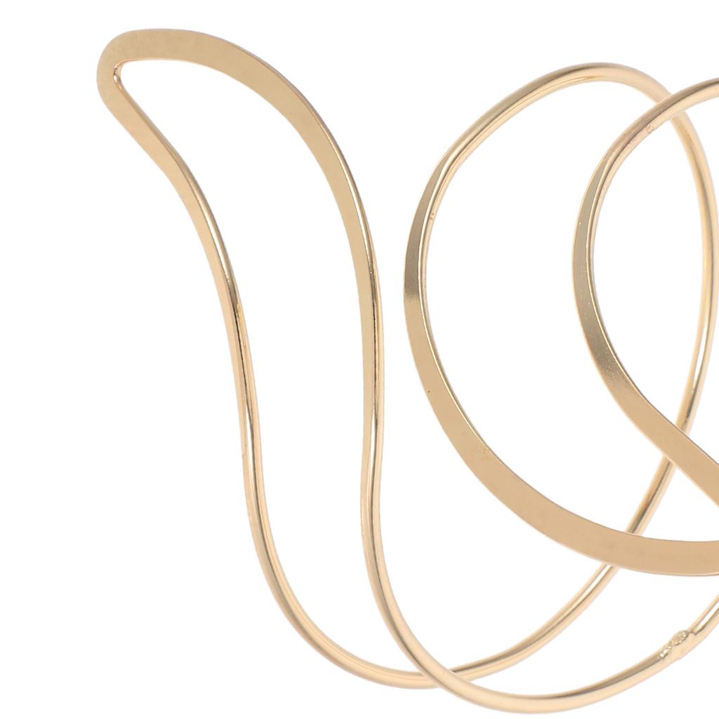 2Pcs Moon Shape Metal Curtain Tiebacks Minimalist Modern Decorative Tie Backs for Living Room Bedroom Office Windows