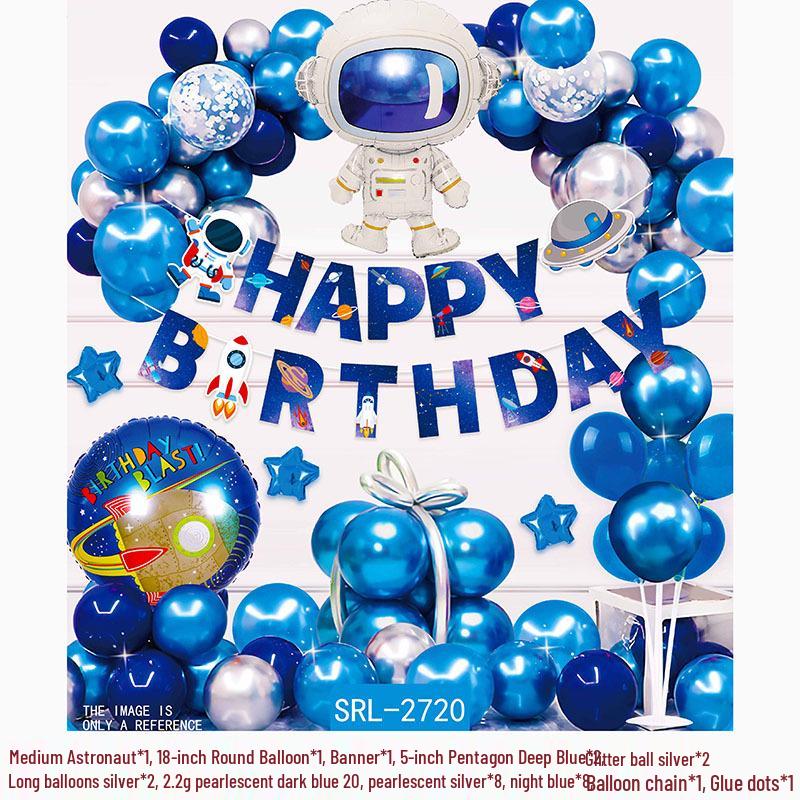 Geburtstagsdeko Ballon-Set für Kinder - Themen-Hintergrund mit Folienballons