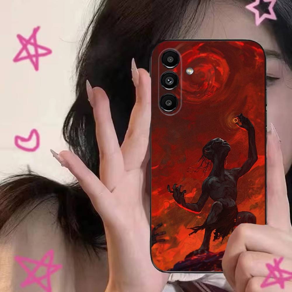 L-Lord of the R-Rings Gollum Phone Case For Samsung S24,S21,S22,S23,S30,Ultra,S20,Plus,Fe,Lite,Note,10,9,5G Black Soft Cover