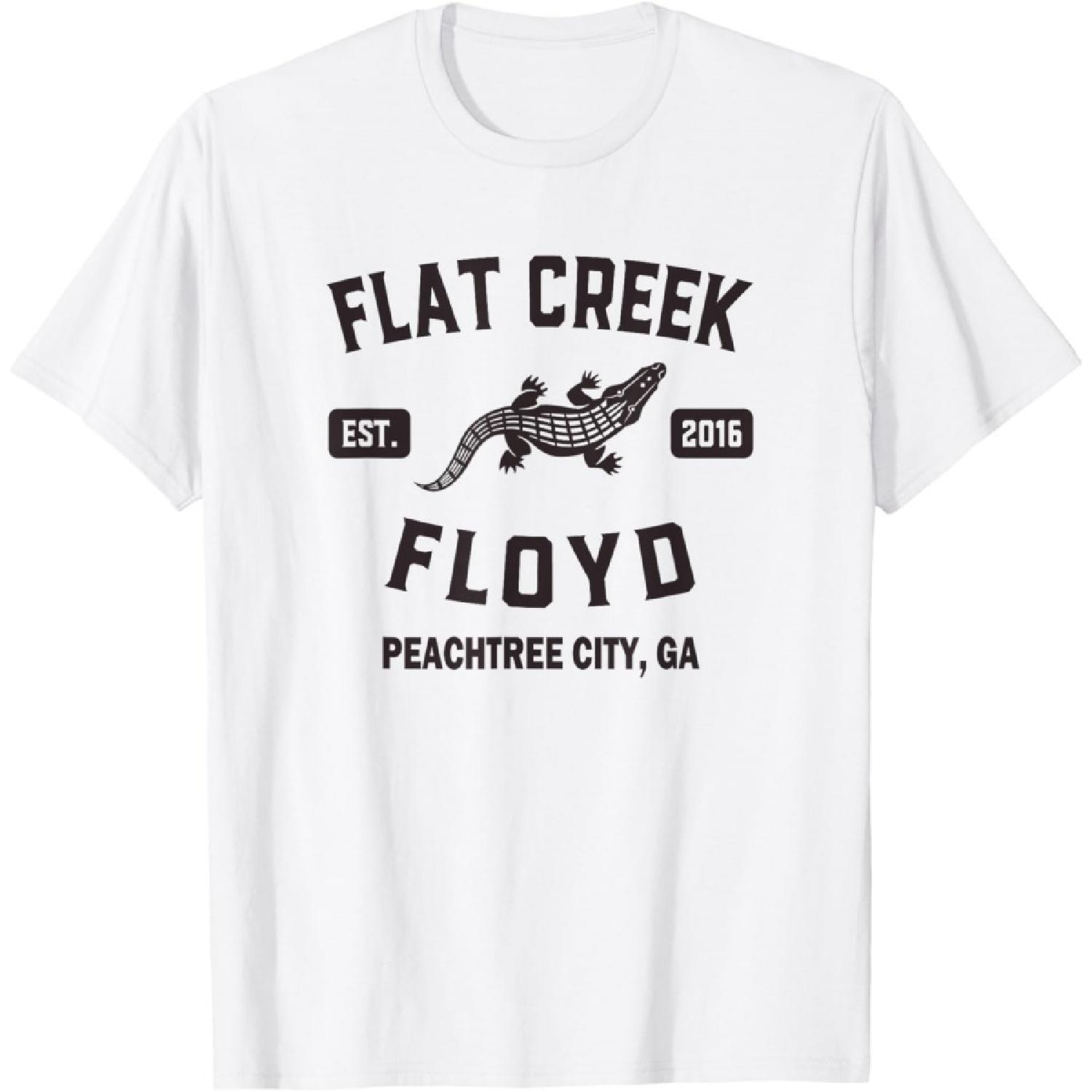 Flat Creek Floyd Peachtree City Alligator T-Shirt XXXXXL белый