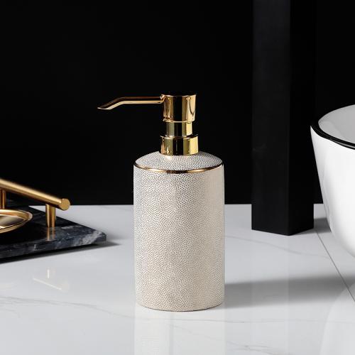 Ceramic Wash Set Bathroom Four-piece Set Lotion Bottle Hand Sanitizer Bottle Mouth Cup Soap Dish Toiletries Bathroom Accessories