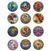 Acrylic Puzzle Window Hanging with Hanging Chain Elegant Suncatcher Kit Non-Fading UV Print Window Ornament for Room Wall Art