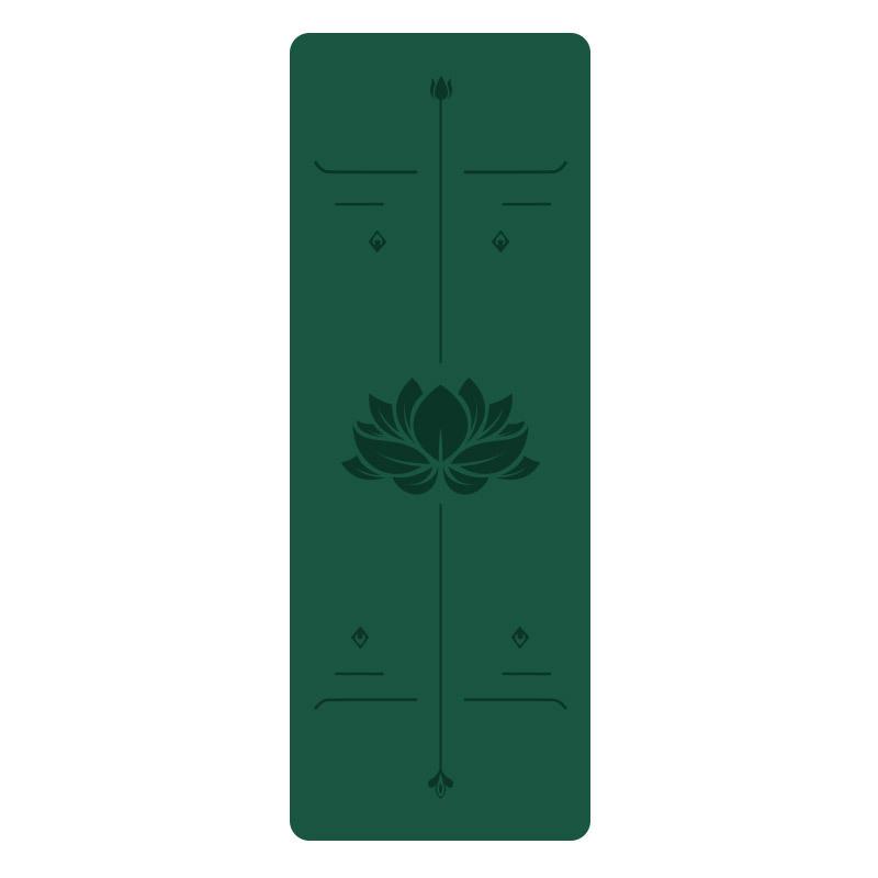5Mm Natural Rubber PU Yoga Mat Thickened Non-slip Professional Position Line Yoga Mat