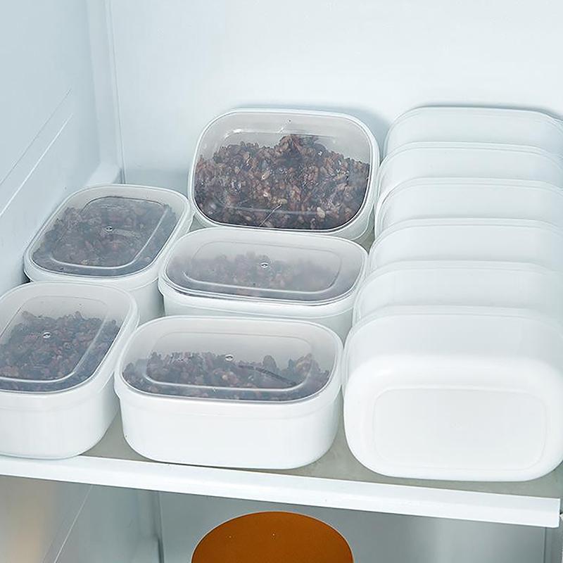 

Холодильник Дополнительная упаковка для замороженного мяса Коробка для хранения свежих продуктов Морозильная камера Кухонное хранилище Подрешетка для подготовки Герметичные коробки для пищевых продуктов OENSIZE