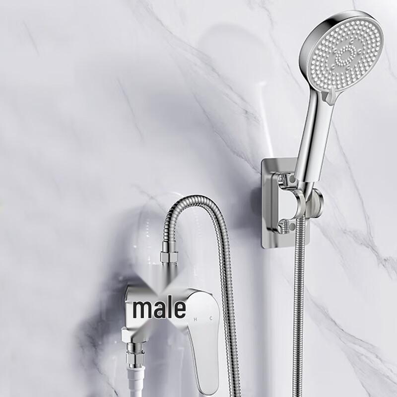LINGJULI Brass Exposed Shower Mixer Faucet