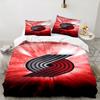 Portland Blazers Artwork Bedding Set 3pcs, High Quality Bedding Set Including 1pc Duvet Cover And 2pcs Pillowcases for Bedroom, Dormitory Gift