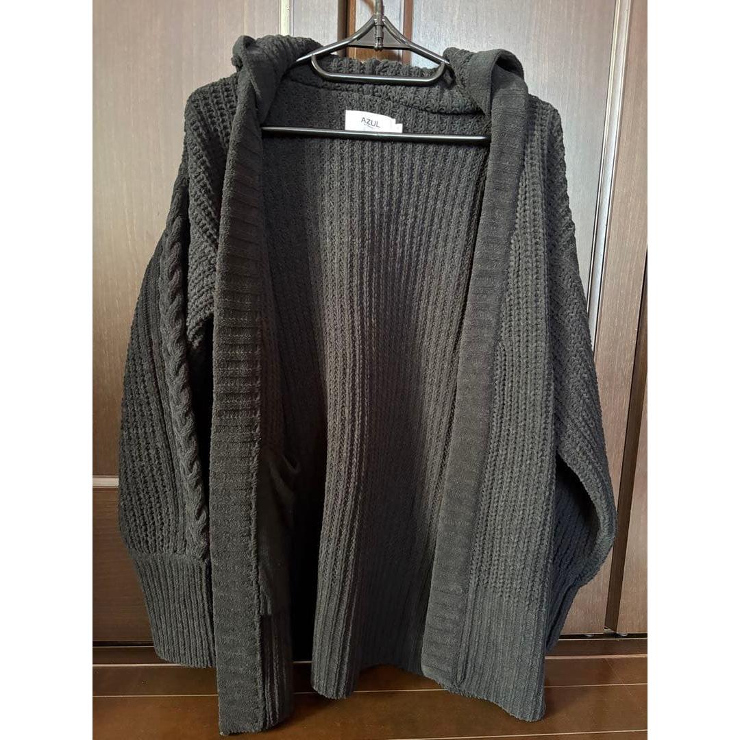 AZUL by moussy hooded cardigan
