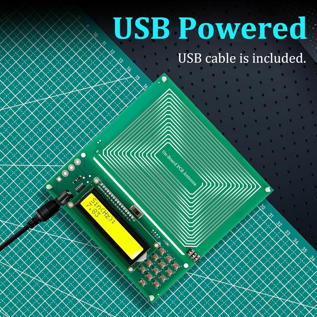 7.83Hz Schumann Wave Resonance Generator, Ultra-Low Frequency Pulse Generator, 0.01Hz~200000Hz Adjustable Sine Wave Resonance Generator, USB Powered