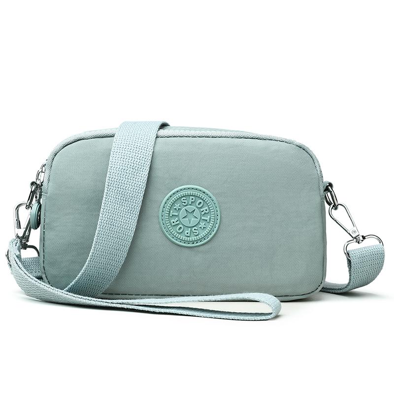 Fashion Portable Women Makeup Bag Coin Purse Three Zipped  Wallet Big Capacity Phone Pouch