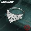 CopperCrown Zircon 7-10# Women'S Ring - Exquisite And Cute Wedding Party Jewelry