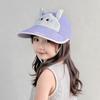 Kids Cartoon Sun Hat With Wide Brim UV Protection Bucket Cap Boys Girls Outdoor Wear