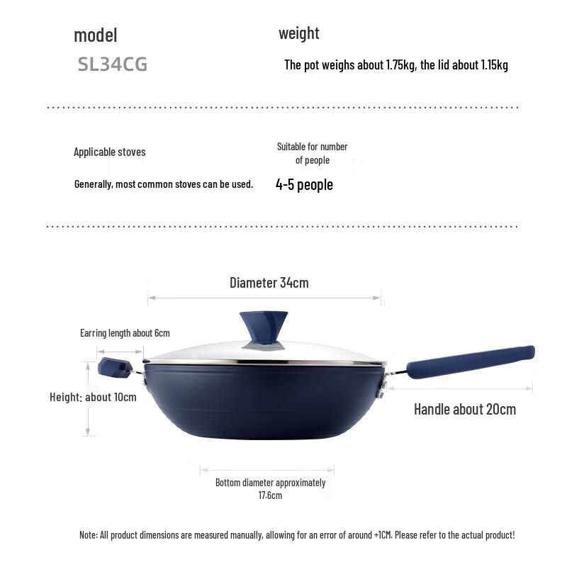 COOKER KING Non-stick Aluminum Wok