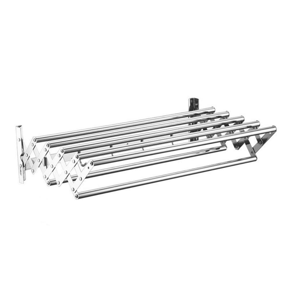 Large Capacity Retractable Laundry Drying Rack Stainless Steel Laundry Organizer  Tower