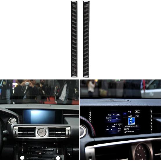 NVCNX Real Carbon Fiber Trim for Lexus is 2014-2020 Interior Accessories | for IS250 2014 2015 / IS200t 2016 2017 / IS300 2016-2020 / IS350