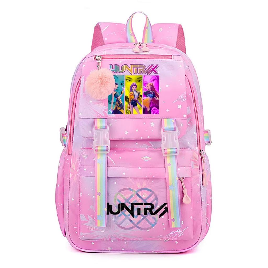 Kpop Witch Hunters Peripheral Small Fresh Backpack College Style Trend Student School Bag Large Capacity